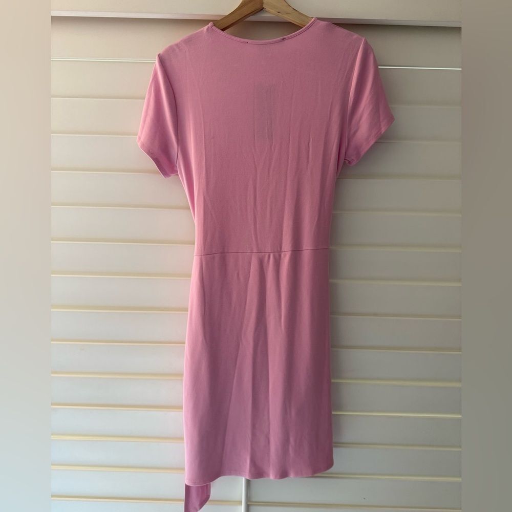 French Connection Pink Asymmetrical Sheath Dress - Picture 3 of 4